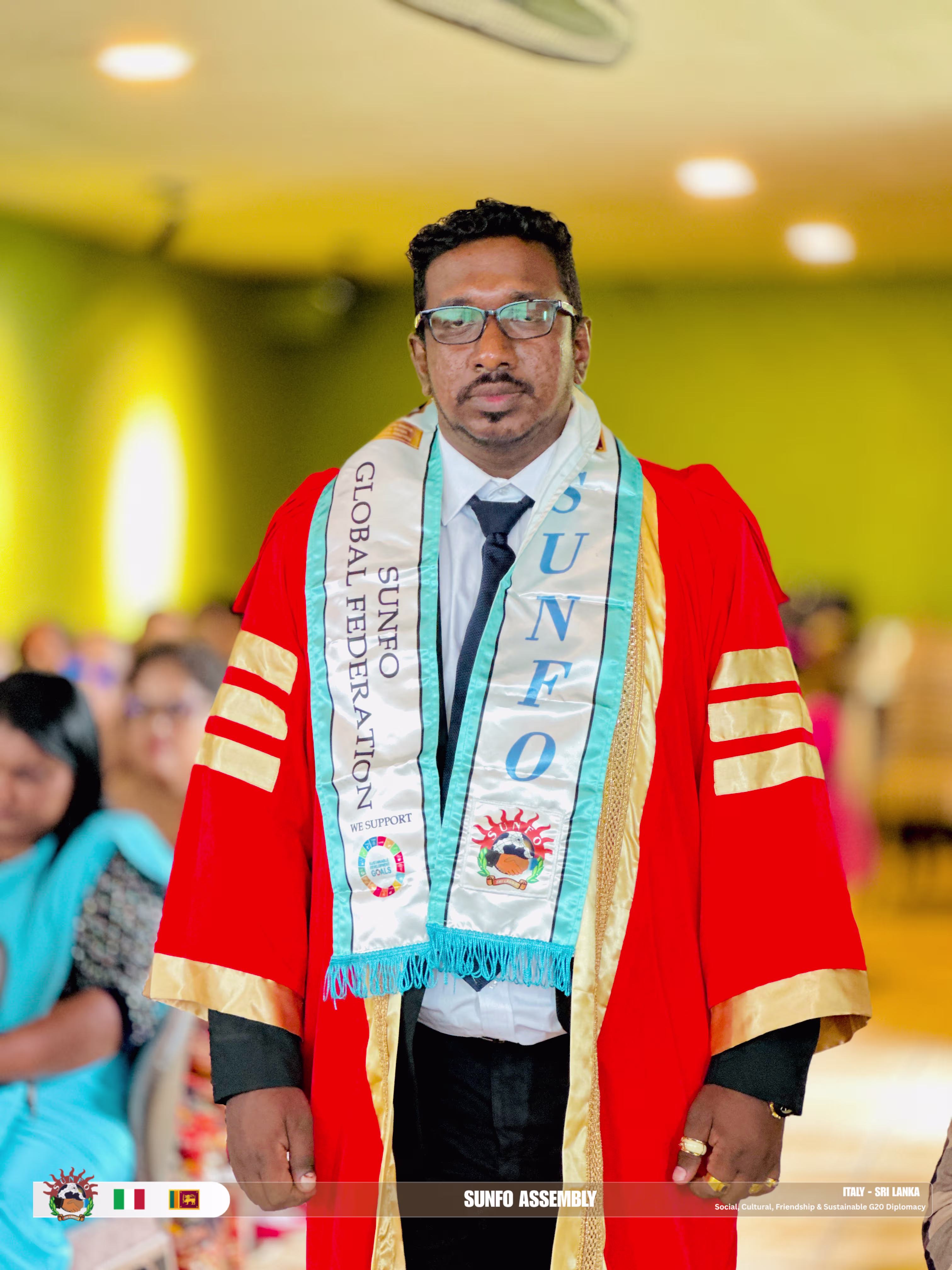 Dr. Ashan Kandambi demonstrating global leadership initiatives